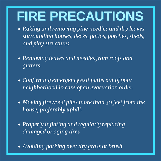 Fire Precautions List