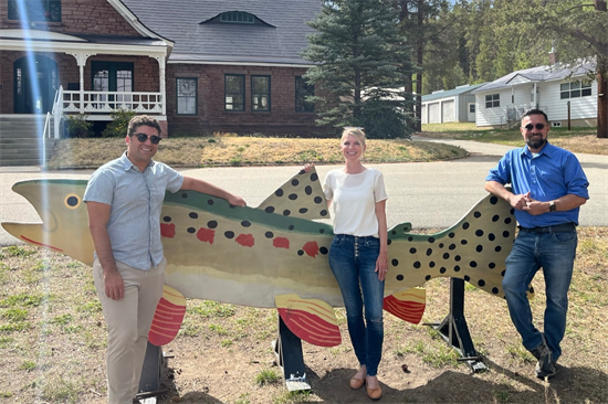 Rep. Pettersen visits the Fish Hatchery in Lake County